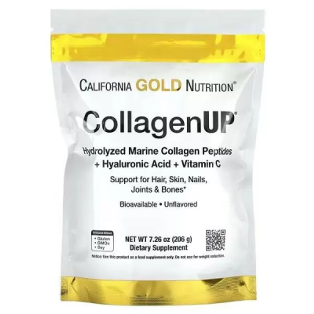 California Gold Nutrition CollagenUP + Hyaluronic Acid 206 г
