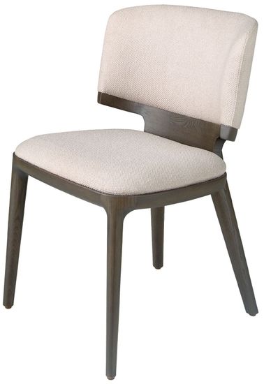 Стул 4165/CH-20066 серый деревянный с обивкой из ткани Испания