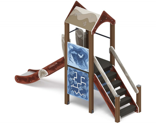 Детский комплекс Играйте с нами (Алтай) горка Н 1200 ДИК 2.01.1.01-14