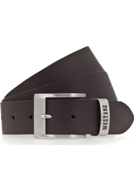 Ремень 40 mm with metal loop and buckle in brushed nickel MG2164L15-0691
