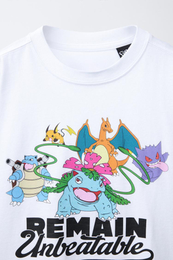 ZARA ФУТБОЛКА С ПРИНТОМ POKÉMON ™, БЕЛЫЙ