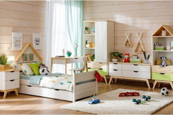 Мебель для детской комнаты Кидс 14 (орхидея/лак)