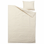 Комплект постельного белья IKEA BERGPALM (БЕРГПАЛМ), Односпальный, Бежевый, 150x200, 50x80 см