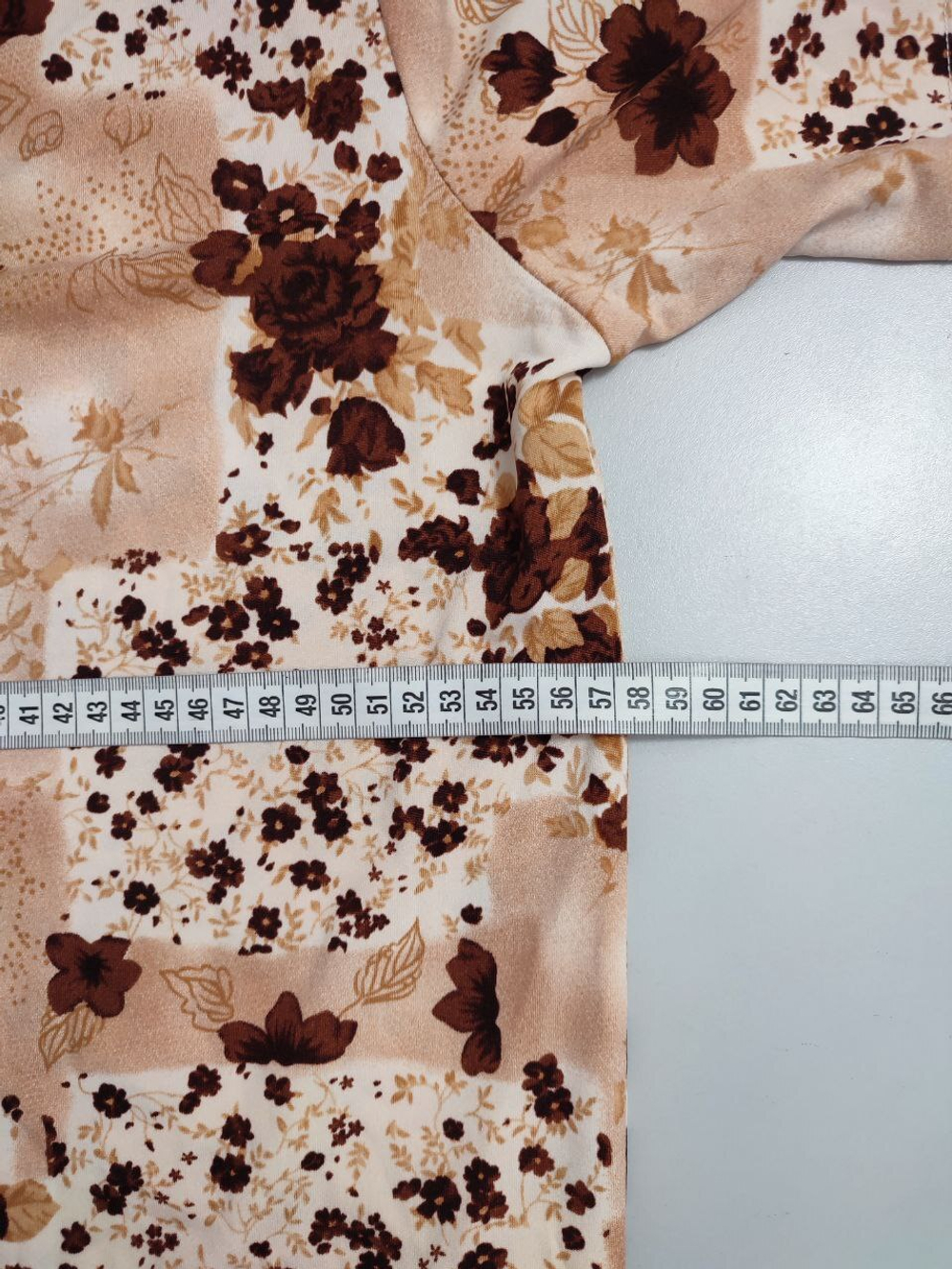 Кофта с цветочным принтом 50 размер