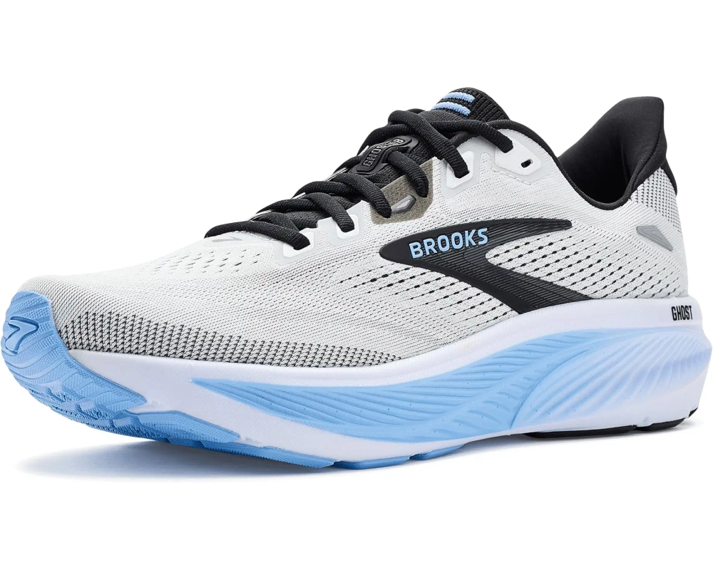 Кроссовки для бега Brooks Ghost 18 - White/Black/Open Air