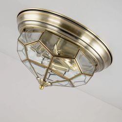 Citilux Витра-1 CL442530 Люстра потолочная витражная Бронза