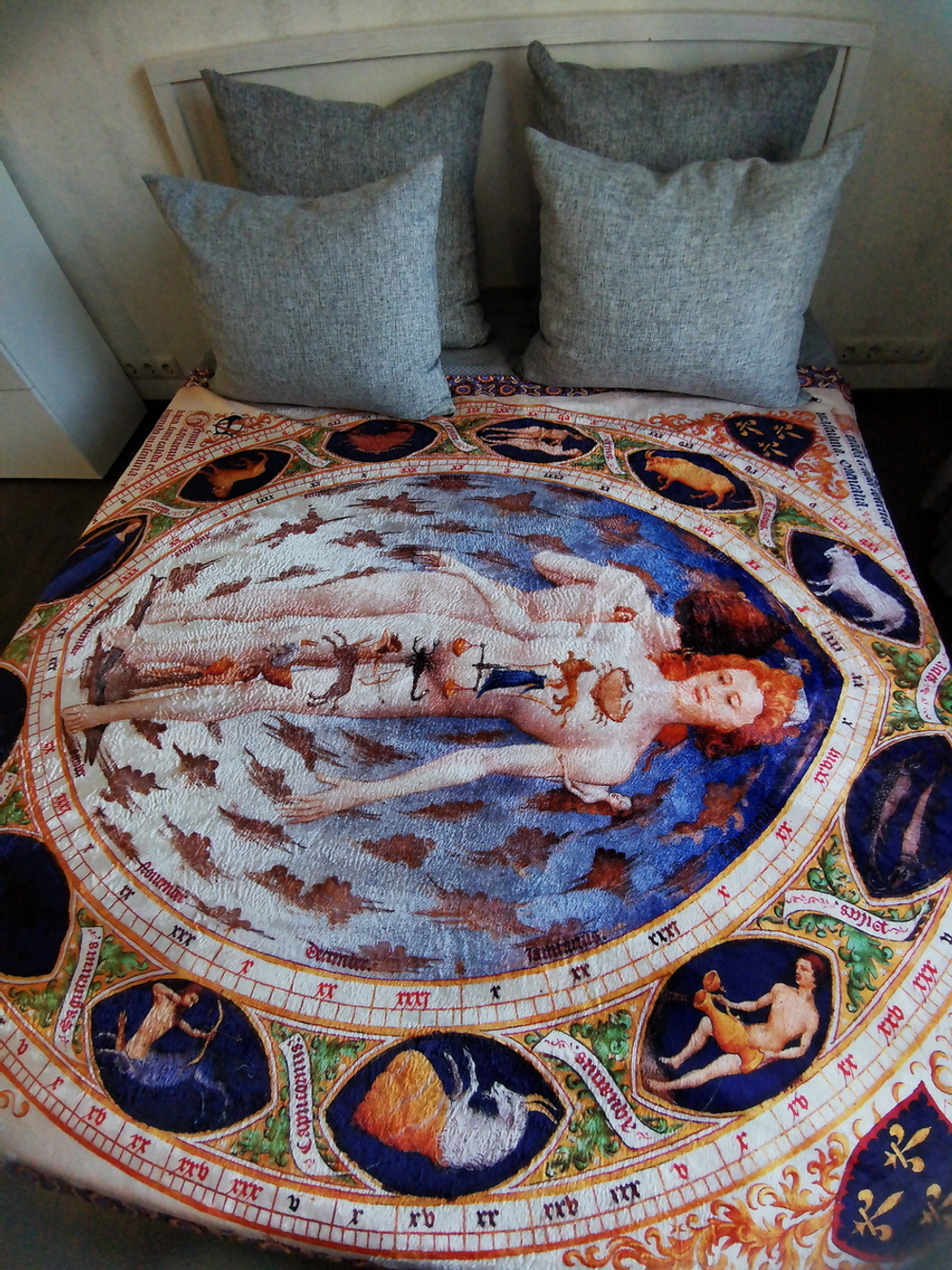 Покрывало «Человек со знаками Зодиака»