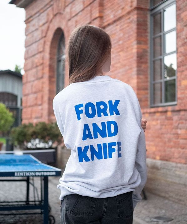 Толстовка F&K меланж серая - фото 4