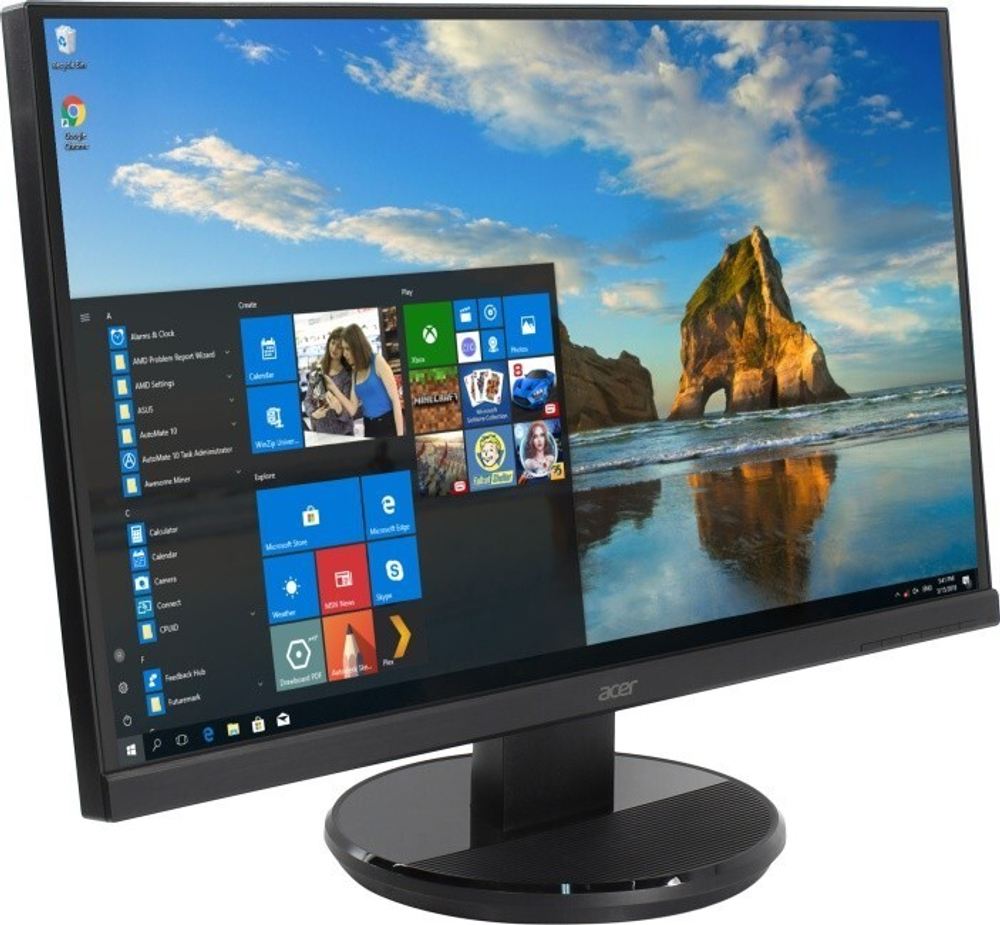 Монитор Acer 27;; K272HLEbid 1920x1080 VA WLED 4ms VGA DVI HDMI
