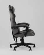 Кресло спортивное TopChairs Commander серо-черный