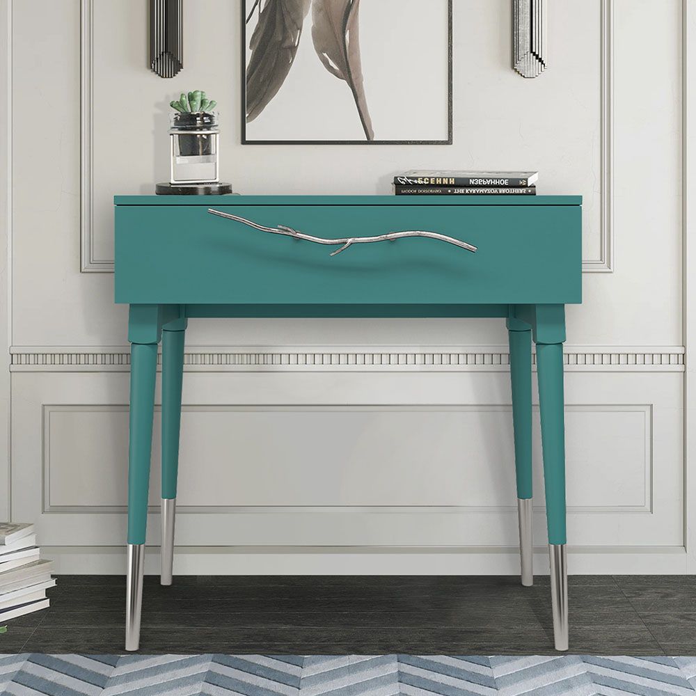 Консоль Арт Колор matte Стайл Сильвер Пастельно-синий матовый