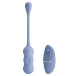 Голубое виброяйцо Leshy с пультом ДУ