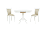 Обеденная группа Аврора Тулон 2 белый, Атина (100363, 101884)