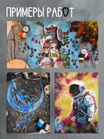 Краска по ткани в тюбике «Пастельно-серый»