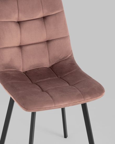 Стул Chilly велюр пыльно-розовый 2 шт.