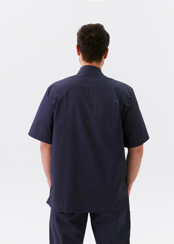 Топ медицинский унисекс Хэритаж, ртуть хлопок