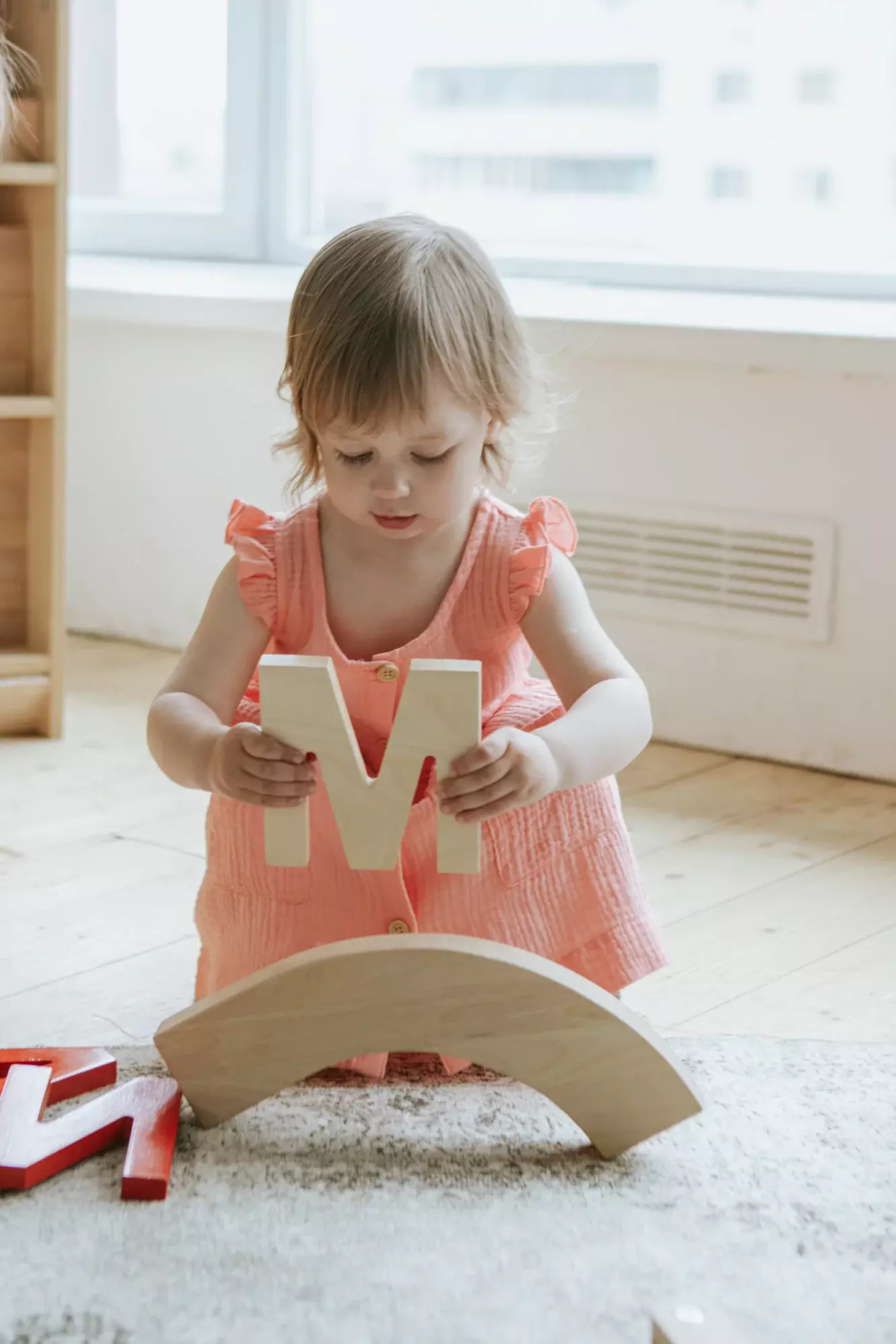 Набор букв деревянный