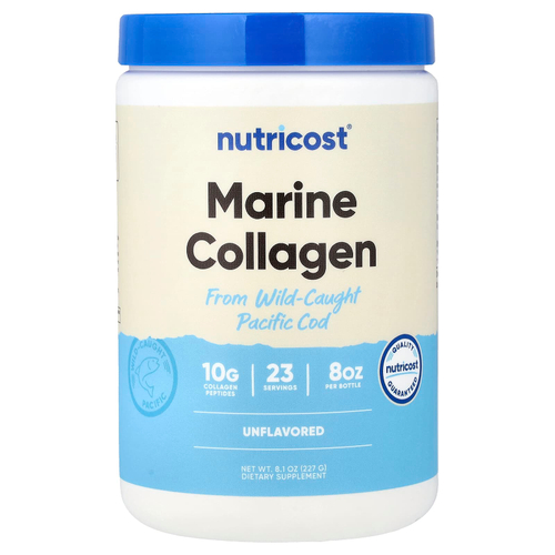 Nutricost, Морской коллаген из дикой рыбы, без добавок, 227 г (8,1 унции)