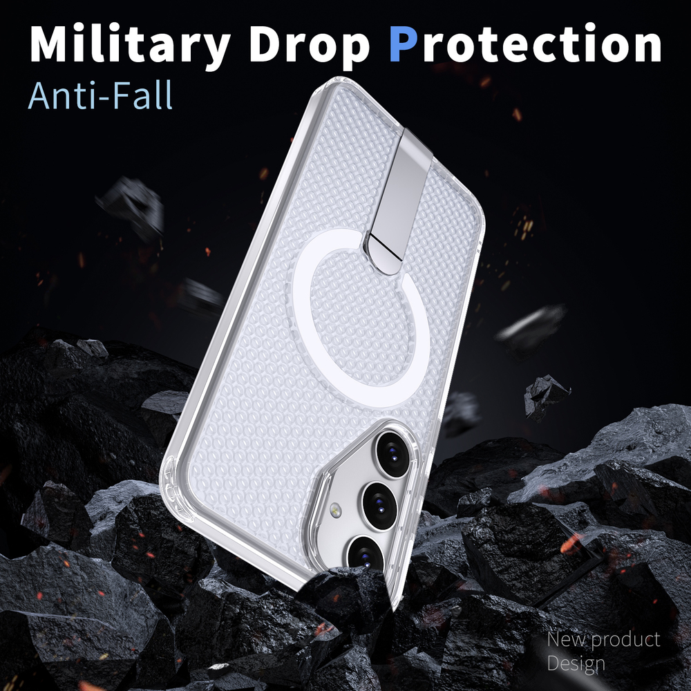 Прозрачный чехол Mesh Pro Magnetic Case для Samsung Galaxy S25+