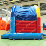 Коммерческий надувной батут "Синее море" с крышей