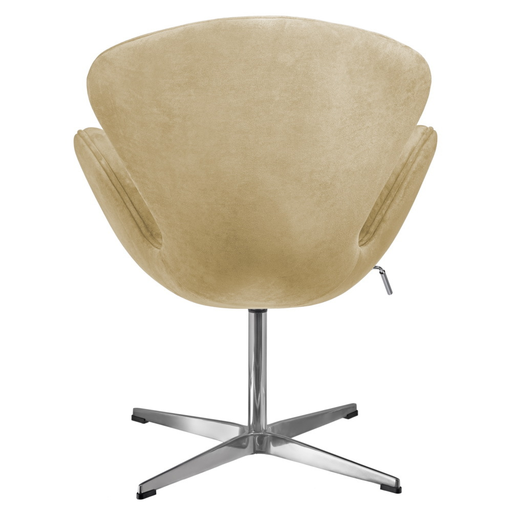 Кресло SWAN STYLE CHAIR карамельный, искусственная замша