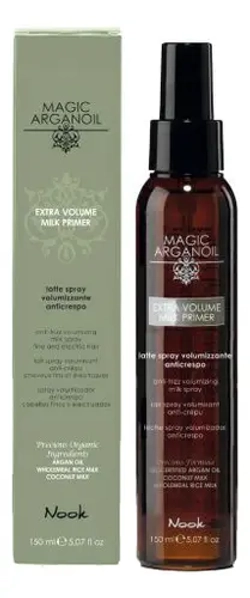 Nook Mолочко-праймер для придания объёма тонким волосам - Magic Arganoil Extra Volume anti-frizz Thermal Milk , 150 мл