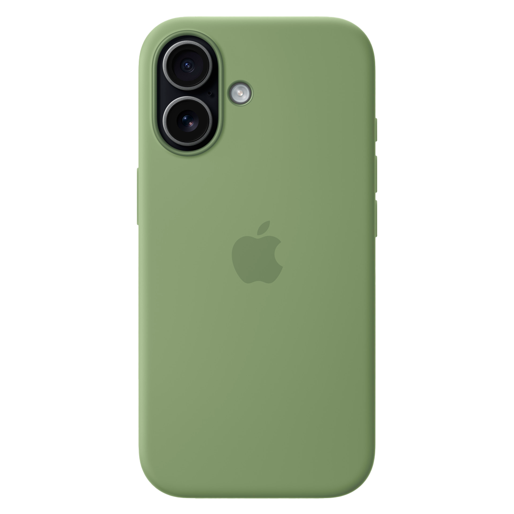 Силиконовый чехол Apple Silicone Case with MagSafe для iPhone 17, Light Moss
