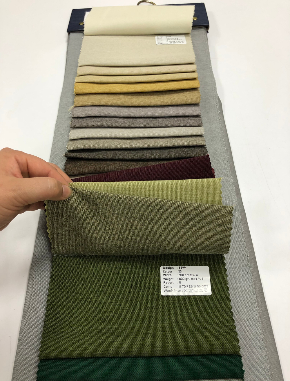 Портьерная ткань лен Megara арт. 6699