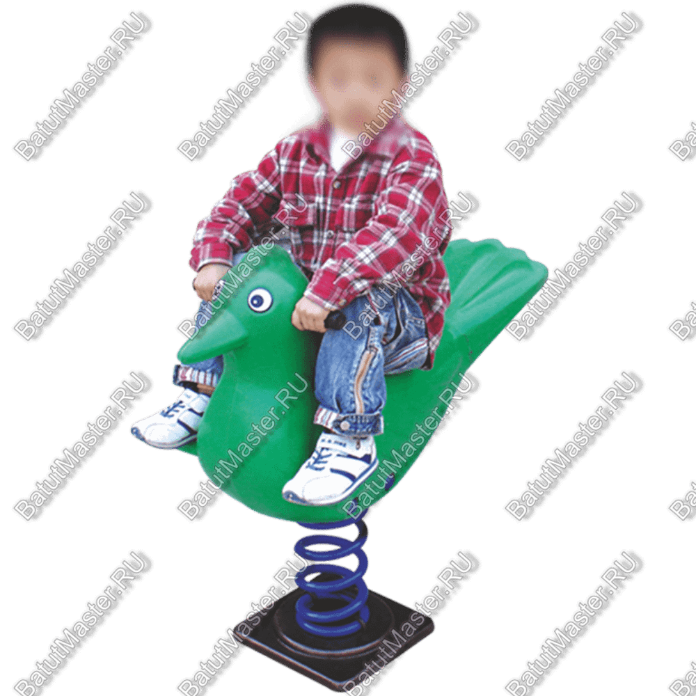 Детская качалка на пружине для игровых площадок "Птичка"