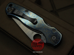Нож Spyderco Paramilitary 2 "Огненный" Титан C81TI4