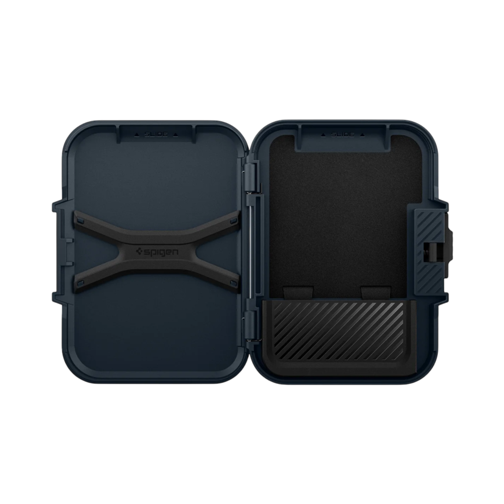 Пластиковый чехол-бумажник MagSafe с защёлкой Spigen Lock Fit (Mag Fit) Картхолдер из поликарбоната. Вмещает до шести карт