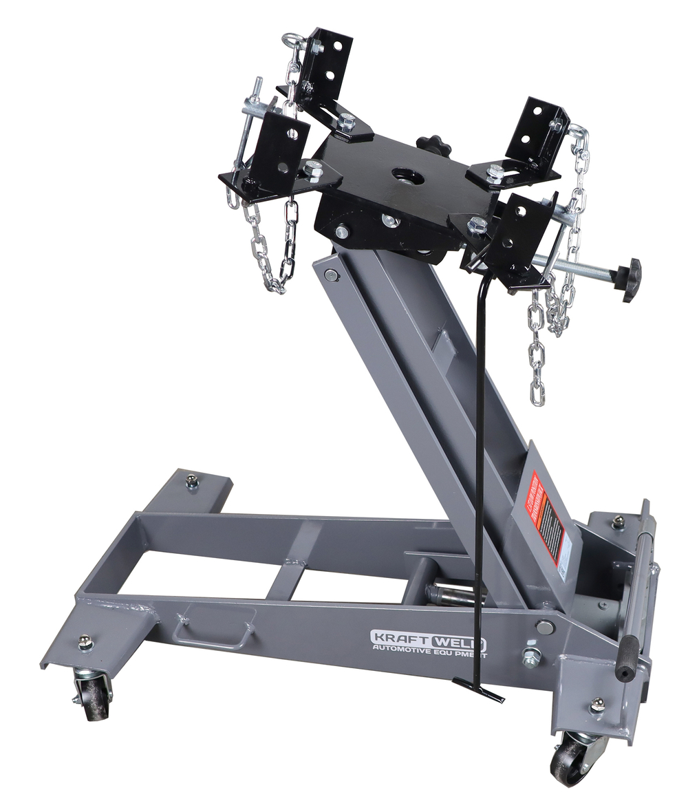 KraftWell KRWLTJ1.5 Тележка гидравлическая подкатная для агрегатов трансмиссии г/п 1500 кг