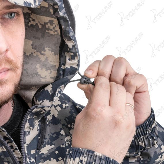 Костюм летний антимоскитный Тайган, цв.серый пиксель р.48-50/170-176 (T-KS-T-GP5072-L-1) Helios