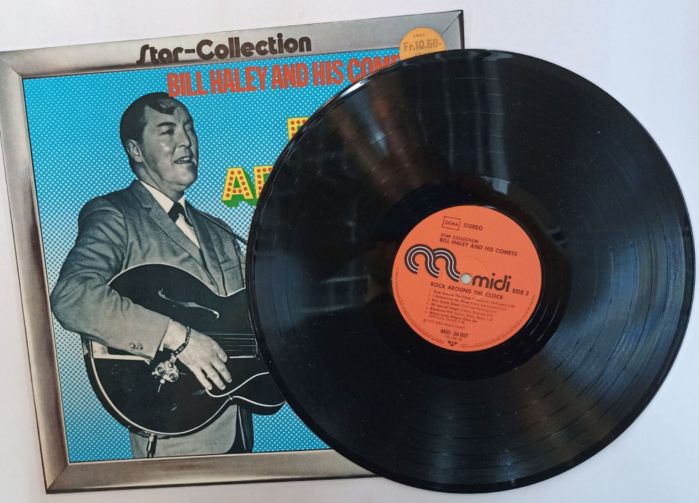 Винтажная виниловая пластинка LP Bill Haley And His Comets Rock Around The Clock (Germany)