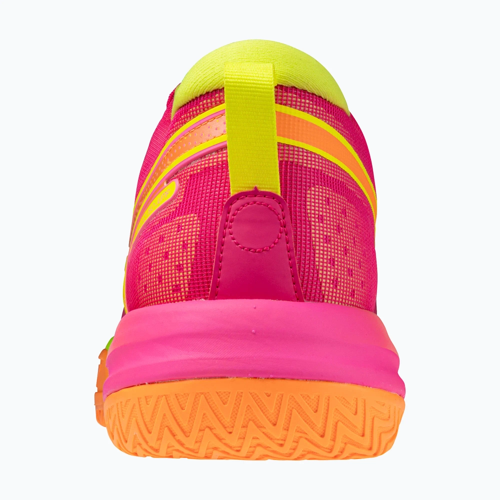 Кроссовки волейбольные Mizuno Neo Jump pink tetra/fortune yellow/light