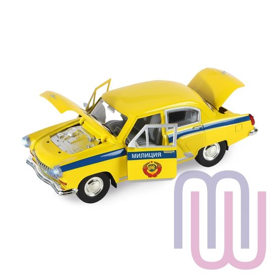 Модель машины  ТМ АВТОПАНОРАМА 1/22 ГАЗ 21 ГАИ (свет, звук) JB1200145