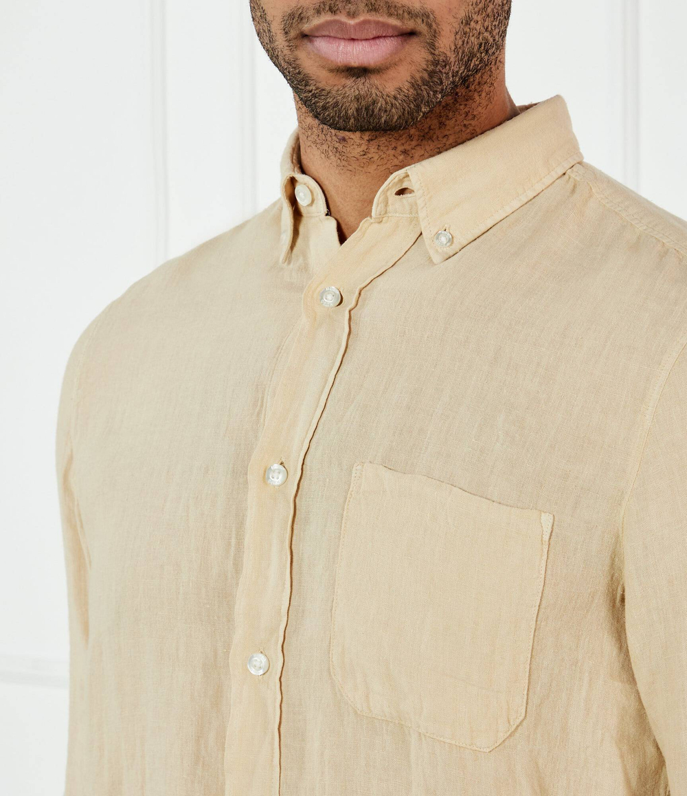 Льняная рубашка Ermann HUGO - бежевый(50514162)