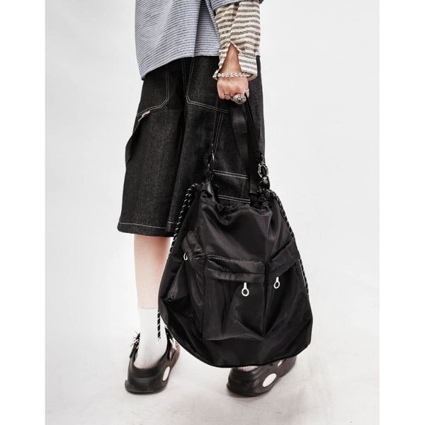 Сумка кросс-боди черная - фото 5