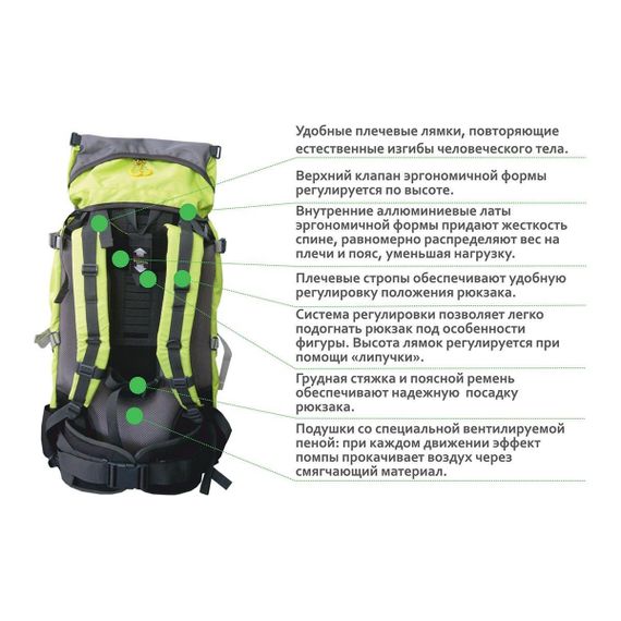 Рюкзак Helios Travel 100 Grey (TB084-100L)