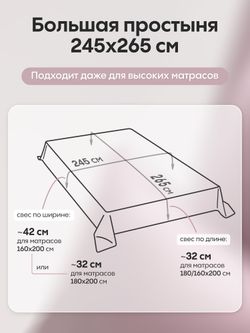 Комплект постельного белья Однотонный Сатин Элитный «Розовая гармония»