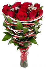 Лента (0,5 см*10 м) Рафия, Зеленый микс, 3 шт.