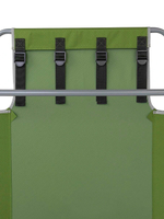 Кровать NISUS походная 120кг (стальная труба д.22) зеленый ромб/серый (T-N-BD630-98828-G)