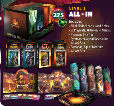 Dice Throne: Vanguard - настольная игра