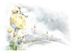 Фотообои Волшебник на дереве (Ширина 4,15 м)