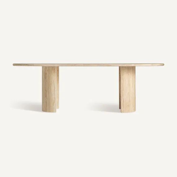 Обеденный стол Thiennes из травертина