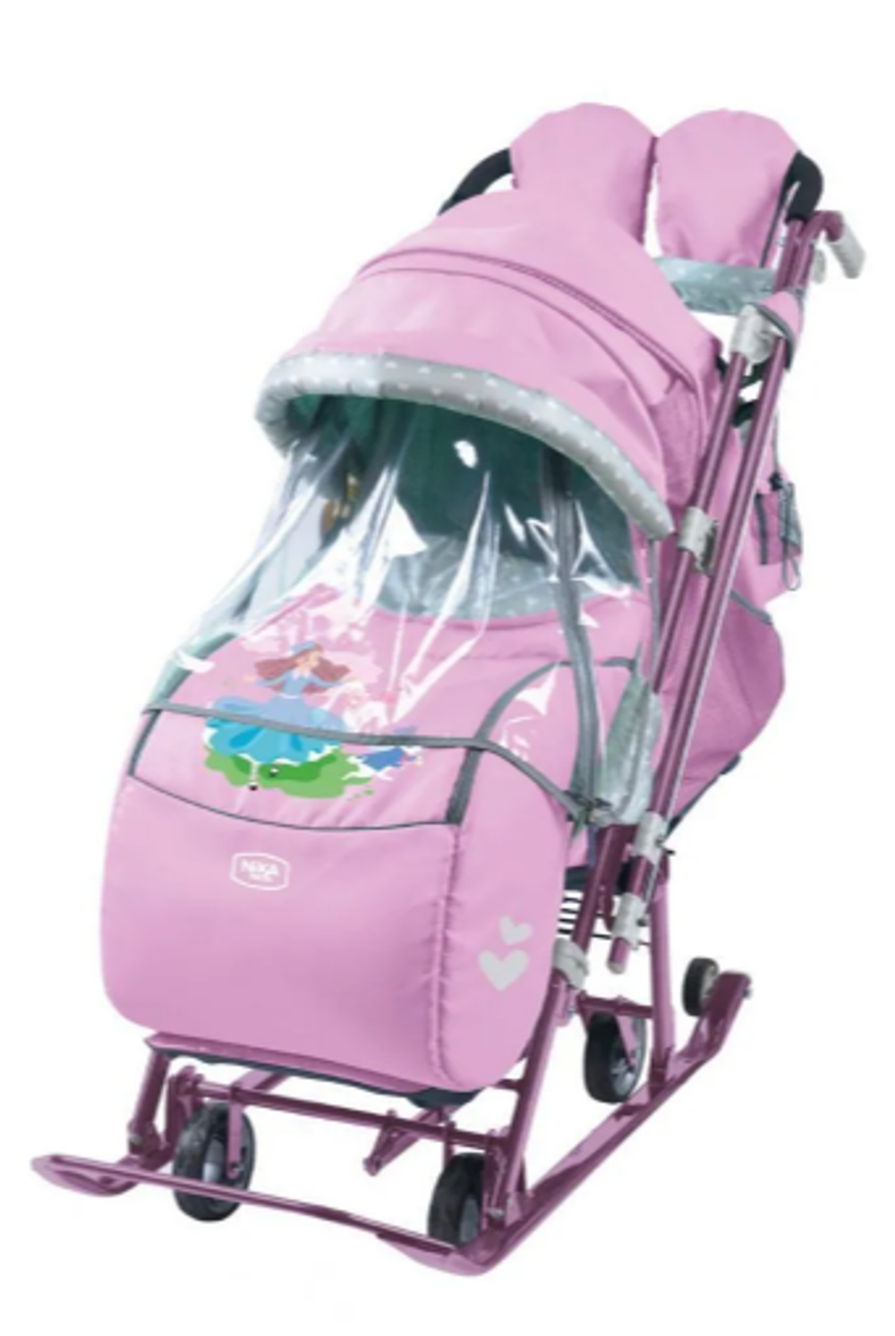 Санки-коляска НДТ5-2/4 Наши Детки 5-2 лилия