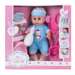 Пупс функциональный с аксесс., коробка ZL9920-20