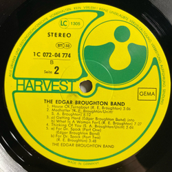 Винтажная виниловая пластинка LP The Edgar Broughton Band (Германия 1977)