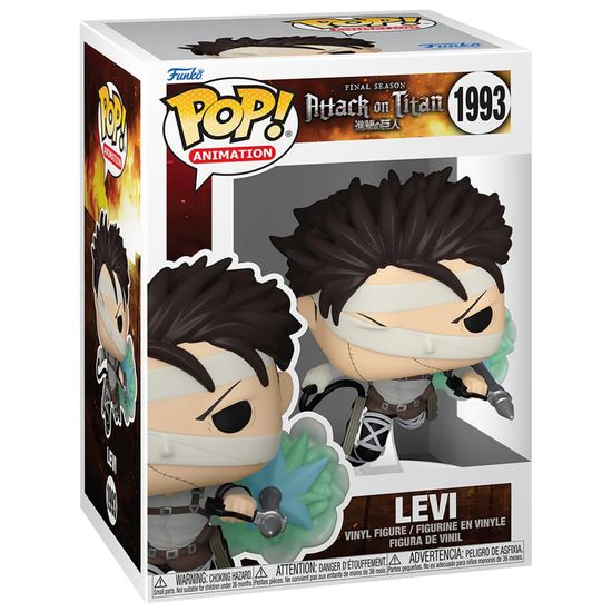 Фигурка Funko POP! Animation Attack on Titan Levi (SP-1) (1993) 80373 / Фигурка Фанко ПОП! по мотивам аниме "Атака титанов", Леви Аккерман. Товар уцененный