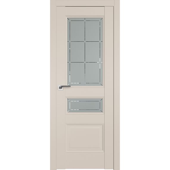 Фото межкомнатной двери экошпон Profil Doors 94U санд остеклённая